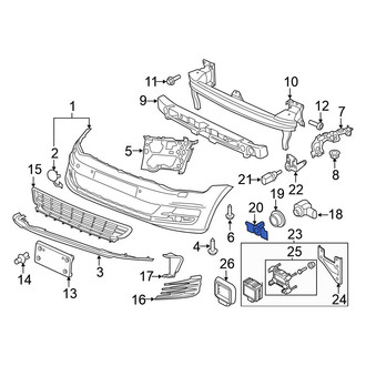 Volkswagen OE - Outer Parking Aid Sensor Bracket