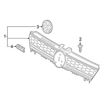 Volkswagen OE - Grille & Components
