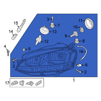 Volkswagen OE - Front Left Headlight Assembly