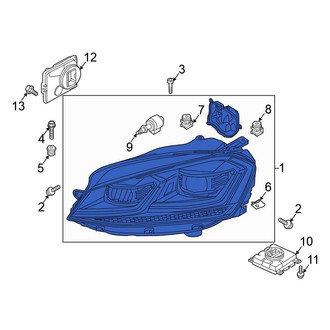 Volkswagen OE - Front Left Headlight Assembly