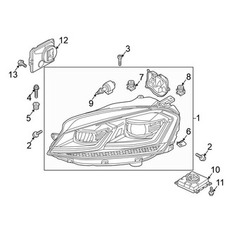 Volkswagen OE - Front Lamps - Headlamps (LED)