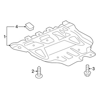 Volkswagen OE - Radiator Support - Splash Shields