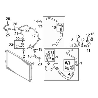 Volkswagen OE - Cooling - Hoses & Lines (Supply)