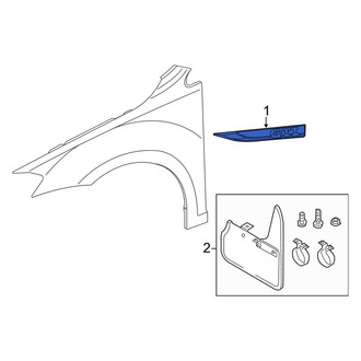 Volkswagen OE - Front Left Fender Emblem