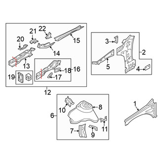 Volkswagen OE - Fender - Structural Components & Rails