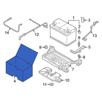 Volkswagen OE - Battery Box