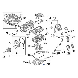 Volkswagen OE - Engine Oil Drain Plug