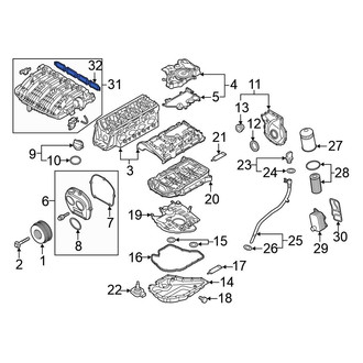 Volkswagen OE - Engine Intake Manifold Gasket