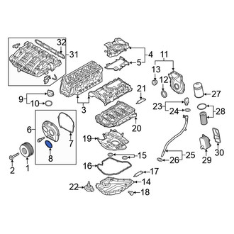 Volkswagen OE - Engine Timing Cover Gasket