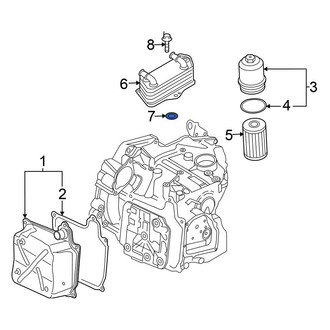 Volkswagen OE - Automatic Transmission Oil Cooler O-Ring