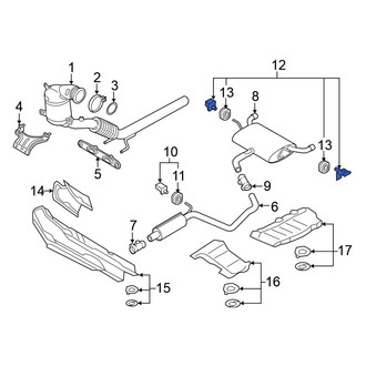 Volkswagen OE - Rear Exhaust System Hanger