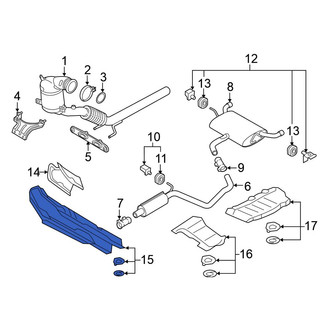 Volkswagen OE - Floor Pan Heat Shield