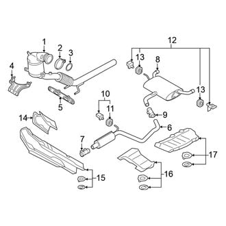 Volkswagen OE - Exhaust System - Exhaust Components
