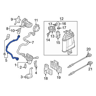 Volkswagen OE - Secondary Air Injection Pump Hose