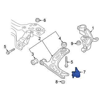 Volkswagen OE - Front Right Suspension Ball Joint