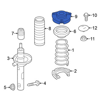 Volkswagen OE - Front Suspension Strut Mount