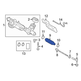 Volkswagen OE - Front Rack and Pinion Bellows