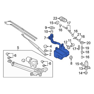 Volkswagen OE - Washer Fluid Reservoir