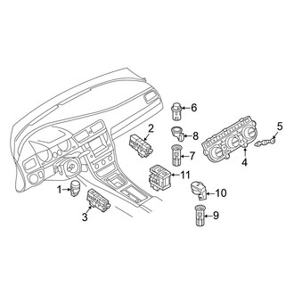 Volkswagen OE - Center Console (Switches), (Autobahn / S / SE / Sport)