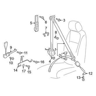 Volkswagen OE - Restraint Systems - Front Seat Belts