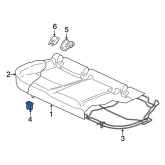 Volkswagen OE - Seat Frame Grommet