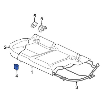 Volkswagen OE - Seat Frame Grommet