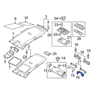 Volkswagen OE - Rear Interior Grab Bar