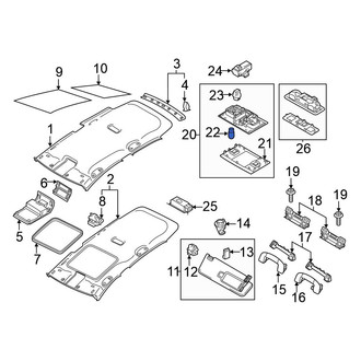 Volkswagen OE - Front Roof Opening Trim