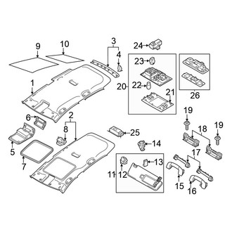 Volkswagen OE - Roof - Interior Trim