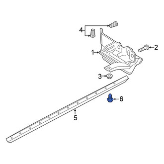 Volkswagen OE - Body Trim Molding Bolt