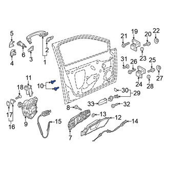 Volkswagen OE - Door Latch Screw