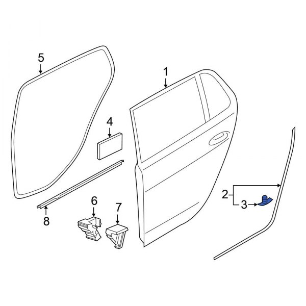 Door Seal Clip