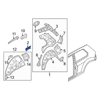 Volkswagen Golf GTI OEM Quarter Panels & Parts Rear & Front — CARiD