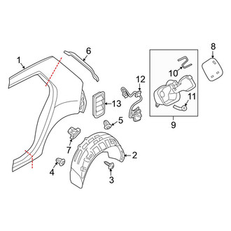 Volkswagen OE - Quarter Panel & Components (Autobahn / Rabbit Edition / S / SE)
