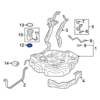 Volkswagen OE - Fuel Pump Tank Seal