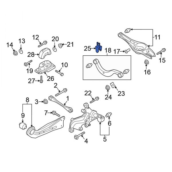 Suspension Control Arm Bracket