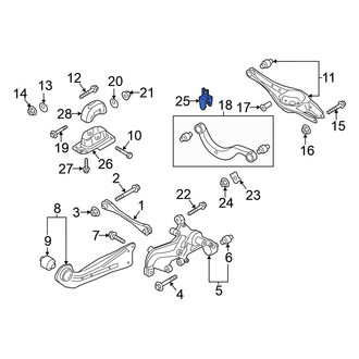 Volkswagen OE - Suspension Control Arm Bracket