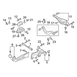 Volkswagen OE - Rear Suspension - Suspension Components