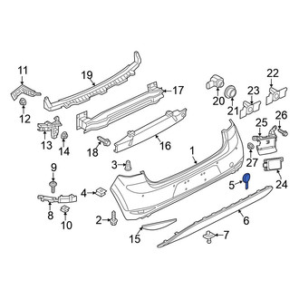 Volkswagen OE - Rear Tow Eye Cap