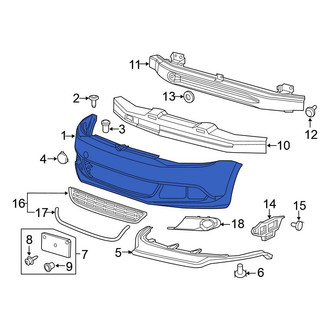 Volkswagen OE - Front Bumper Cover