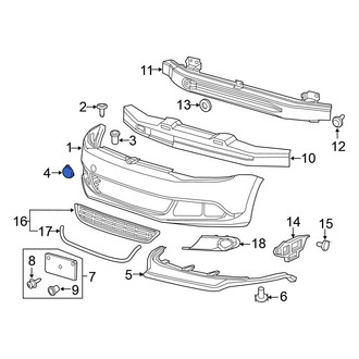 Volkswagen OE - Front Tow Eye Cap