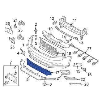 Volkswagen OE - Front Lower Grille
