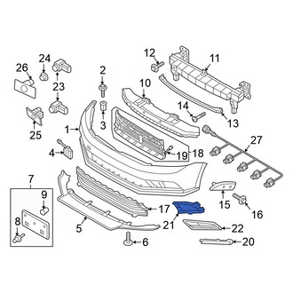 Volkswagen OE - Front Left Fog Light Housing