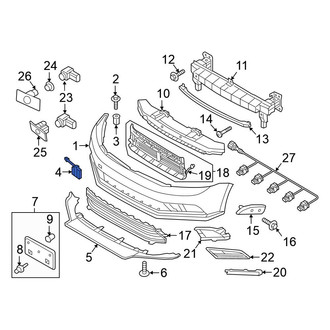 Volkswagen OE - Front Tow Eye Cap