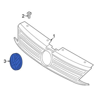 Volkswagen OE - Front Center Grille Emblem