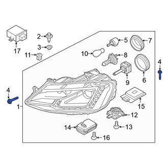 Wht004141 Volkswagen Golf GTI OEM Header Panels & Parts — CARiD.com