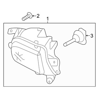 Volkswagen OE - Front Lamps - Fog Lamps (GLI)