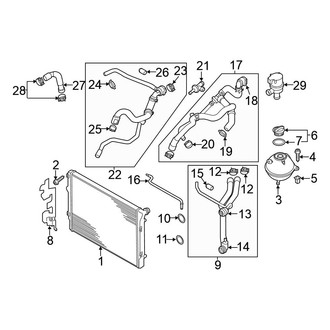 Volkswagen OE - Cooling - Radiator & Components (Engine Cooling)