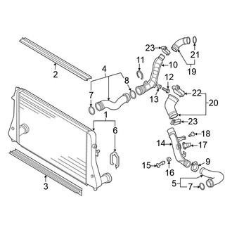 Volkswagen OE - Cooling - Intercooler (Turbocharged 2.0L Gas)