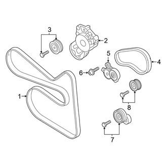 Volkswagen OE - Cooling - Belts & Pulleys (S / SE)